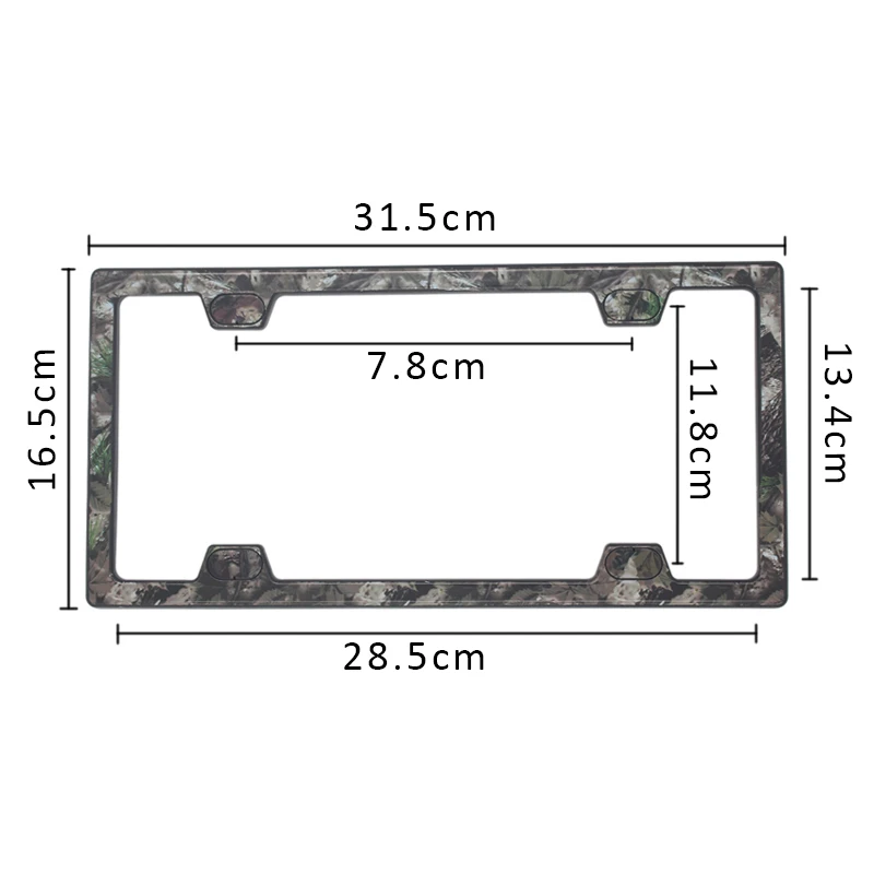 Лояльность Универсальный США/Канада Камуфляж номерной знак рамка крышка Держатель для авто стиль автомобиля аксессуары