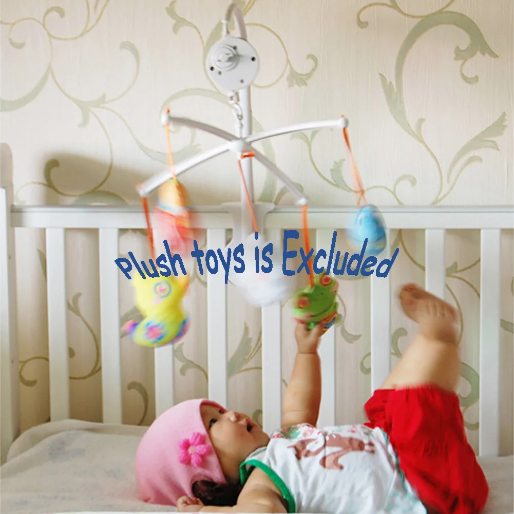 Музыкальные песни вращающаяся детская Мобильная кроватка кровать колокольчик игрушка на батарейках музыкальная шкатулка новорожденный колокольчик детская игрушка