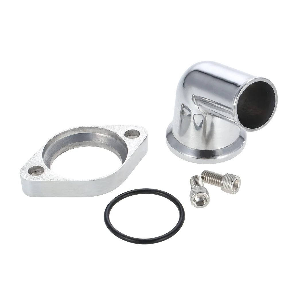 

SBC BBC Polished Aluminum 15 degree Swivel Water Neck Fits SB BB for Chevy 327 350 454 396