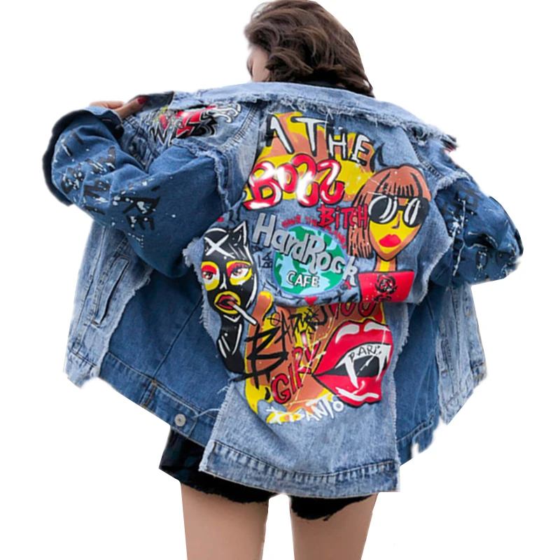 jean jacket print