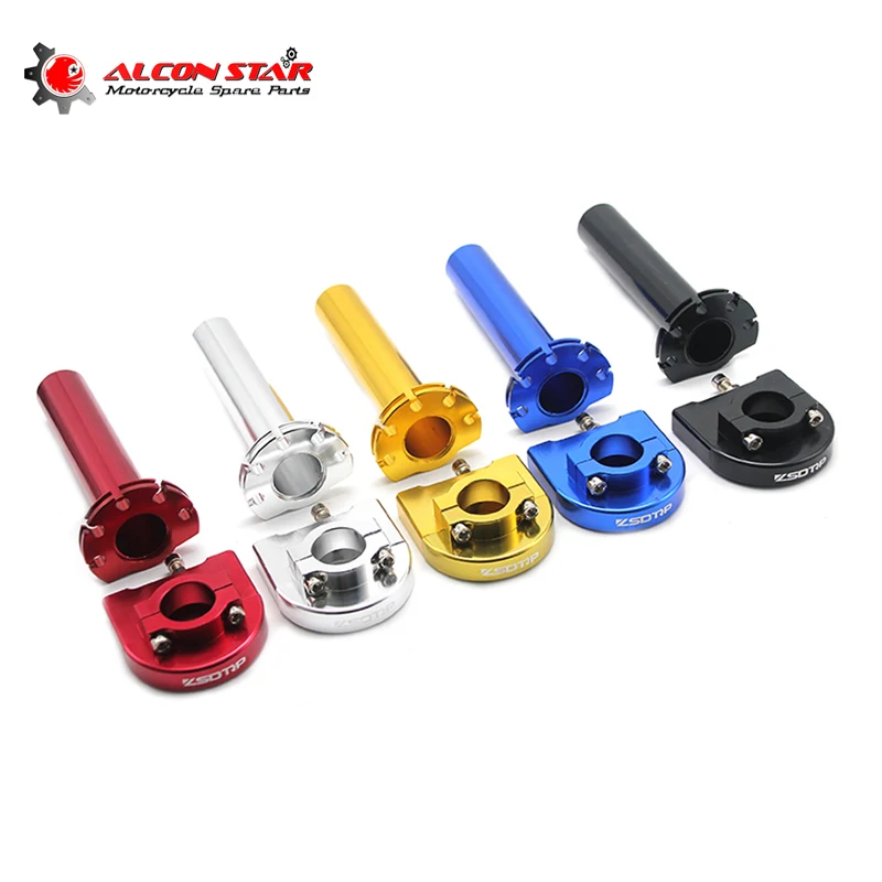 Alconstar-22Mm Manubrio Cnc Alluminio Grip Acceleratore Rapido Twister Placare Per Crf50 70 110 Crf230 Irbis 125 250 Dirt Pit Bike