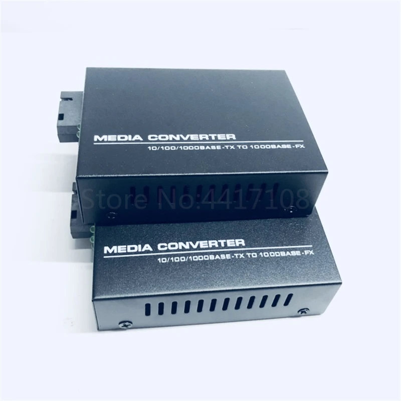 

FTTH 1 Pair Gigabit Fiber Optical Media Converter 10/100/1000Mbps Single Mode Single Fiber SC Port 20KM Chipset QCA8334-AL3C