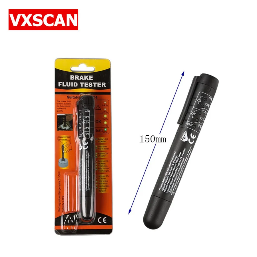 

Brake Fluid Tester Car Brake Fluid Digital Tester Suitable for Determining Brake Fluid Quality