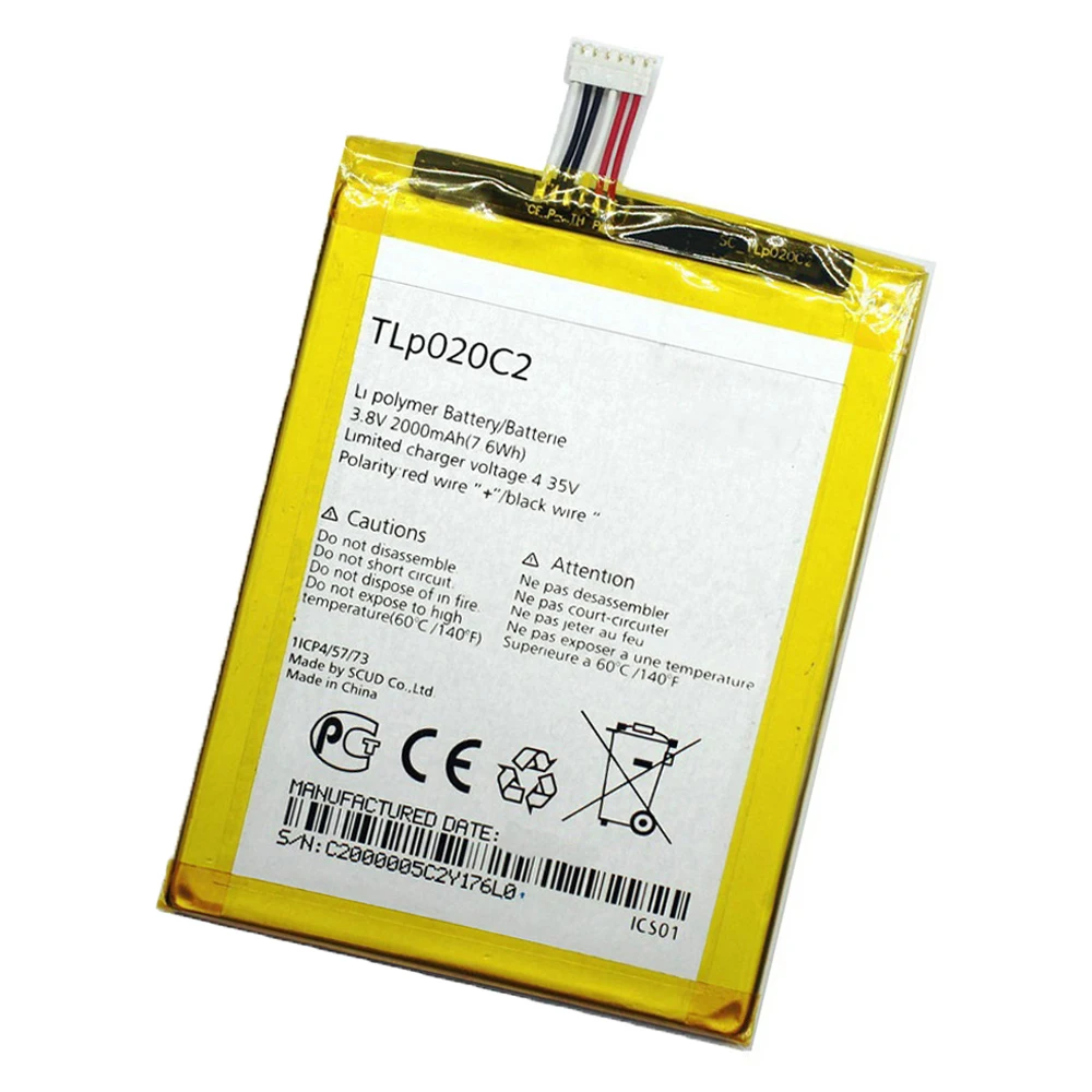 Аккумулятор для Alcatel Idol x1s 6034R S950 x 6037y 6040x6032 TCL мобильный телефон 10 шт./лот |