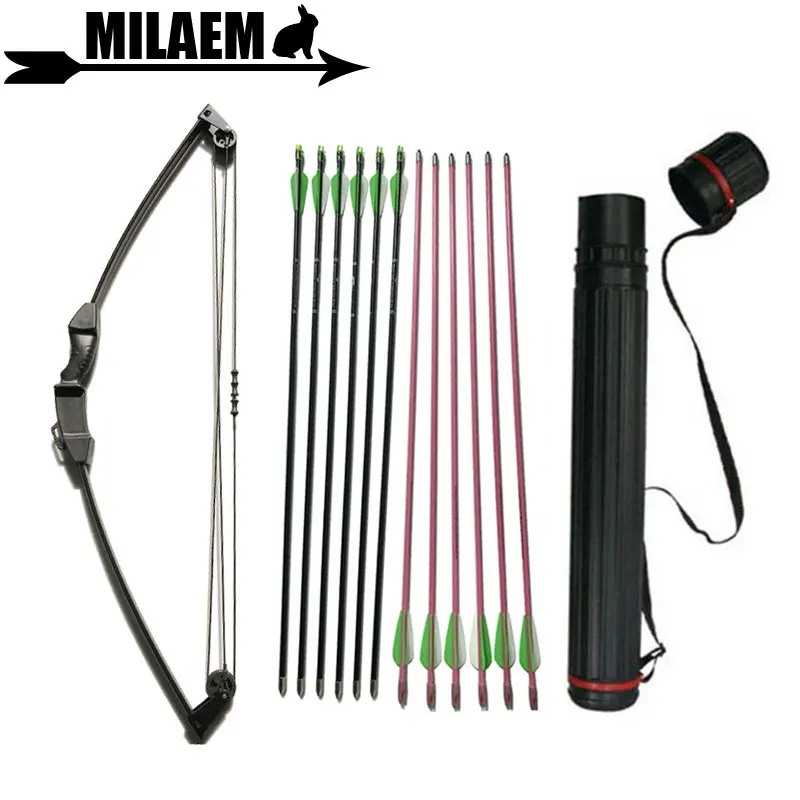 12lbs Archery Children Compound Bow And Arrow Set Outdoor Children