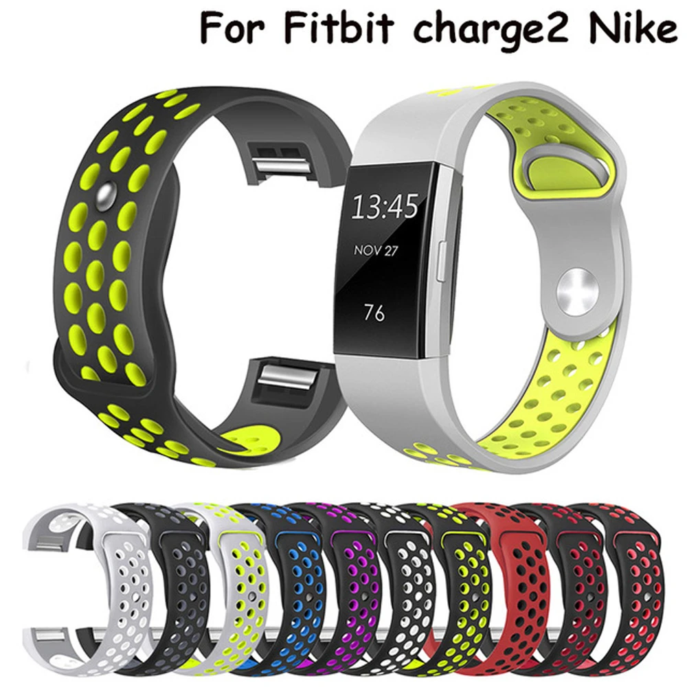 Correa de silicona para Fitbit Charge 2, pulsera deportiva, inteligentes|Accesorios inteligentes| - AliExpress