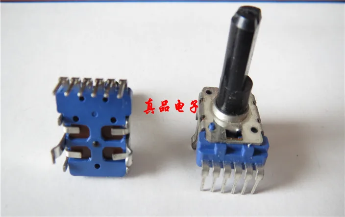

[VK] B50K imported from Taiwan Fuhua 142 horizontal 503B double with 6 pin potentiometer handle length 18MM switch
