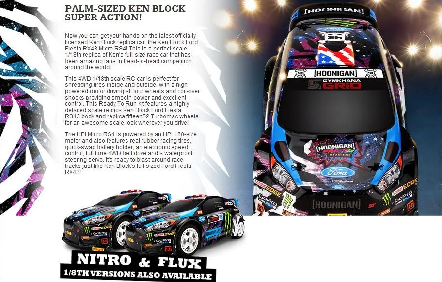 ken block ford fiesta rx43 micro rs4