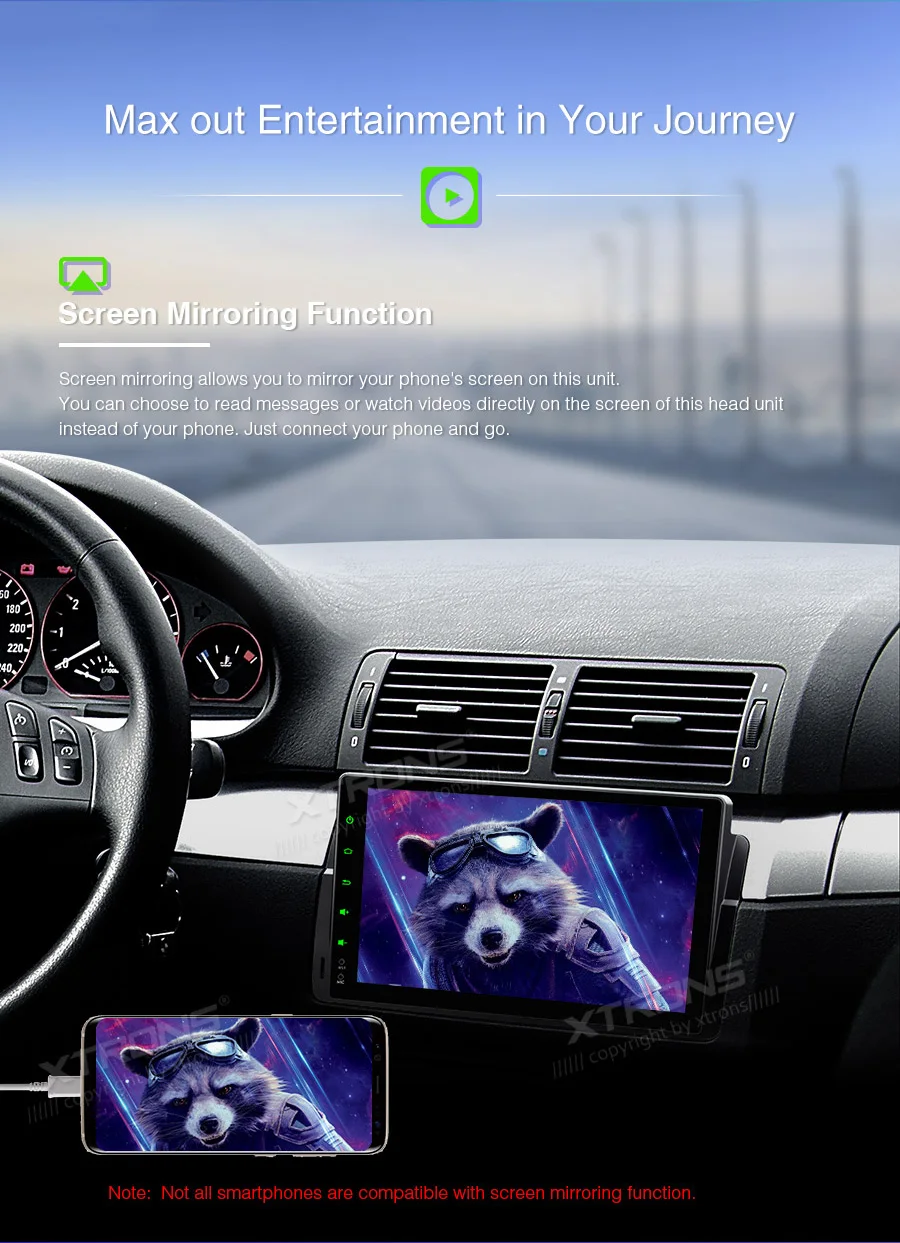 Cheap Android 9.0 Octa Cor 9" Car Multimedia Navigation GPS Radio for BMW E46 1998-2006 & BMW E46 M3 2000-2006 with 4GB RAM 32GB ROM 20