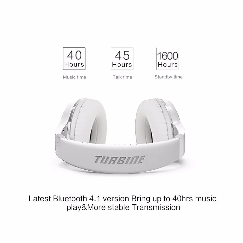 Беспроводные стереонаушники Bluedio Turbine Hurricane H Bluetooth 4,1