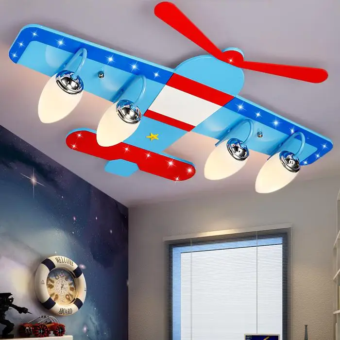 

Children toy modern room LED ceiling lamp light boy room creative cartoon plane lamp LED eye bedroom lamp girl lamp ET61