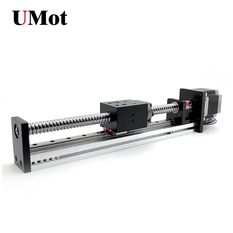 

High stability 50-1000mm travel customized length linear stage actuator module ball screw drive linear guide