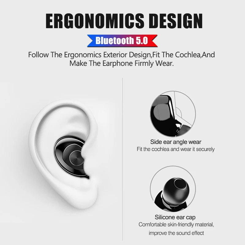 XG12 TWS 5 0 Bluetooth наушники 3D стерео беспроводные HiFi Звук спортивные Handsfree игровая