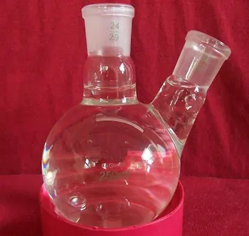 

Two necks,100ml,Round bottom Glass flask,Glass Boiling Flask,2-necks
