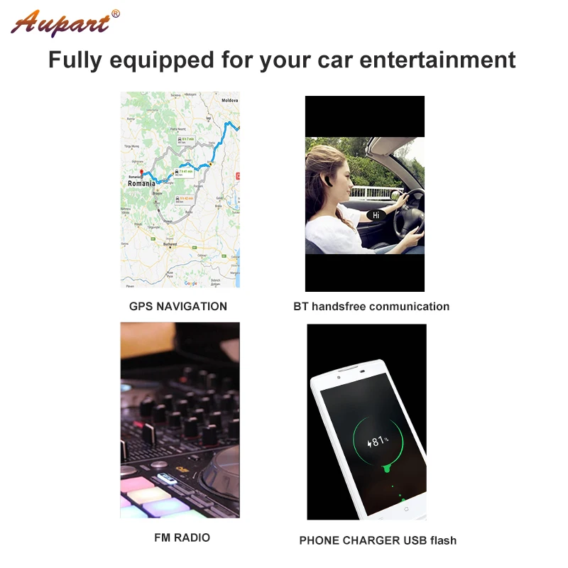 Excellent Car radio 1 din GPS navigation MP4 MP5 universal multimedia player 1din bluetooth 7 inch HD touch Screen Retractable for 2 din 8