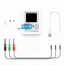 LCR-TC1 1.8 polegadas display colorido multi-funcional tft backlight transistor tester para diodo triode resistor resistor transistor