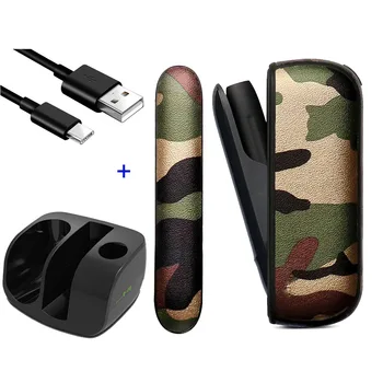 

JINXINGCHENG Case and Charger for Iqos 3.0 Pouch Side Bag Holder Box Holder Case with Charging