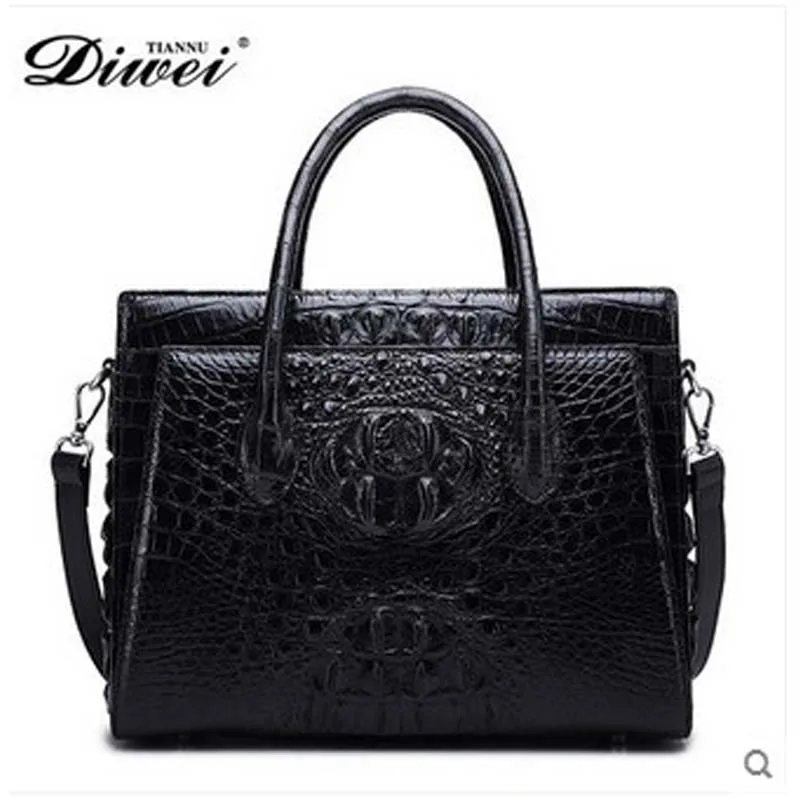 

diwei 2019 new hot free shipping really crocodile women handbag fashion leisure single shoulder women bag fashion female bag