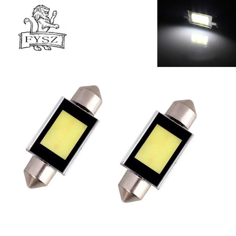 

2Pcs Festoon-36mm COB LED led C5W 7500K Error Free Dome Map Car Reading Lights White Light DC/12V