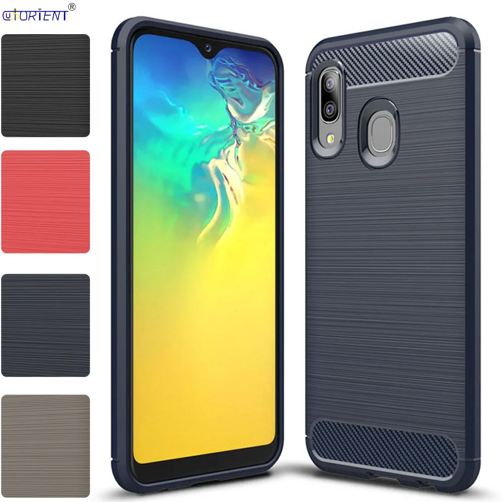 

Fitted Phone Case for Samsung Galaxy Jean2 A20e Silicone Bumper Cover Jean 2 A20 e A202 SM-A202F/DS SM-A202K Soft Brushed Cases