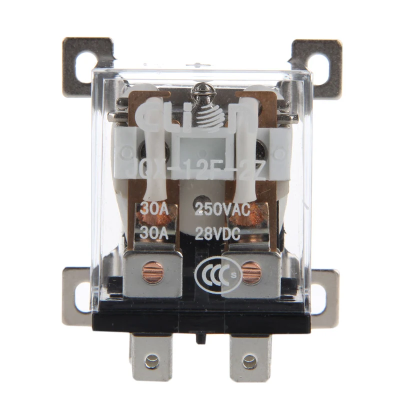 Relay HHC71A JQX 12F DC 12V 2Z 30A Purpose Power Relay DPDT 8 Pins H02