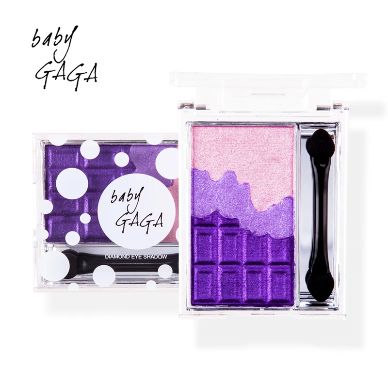 

BABY GAGA Professional Shimmer Eyeshadow Palette Silky Eye Makeup Waterproof Long-Lasting Eye Shadow Brand Beauty Cosmetic