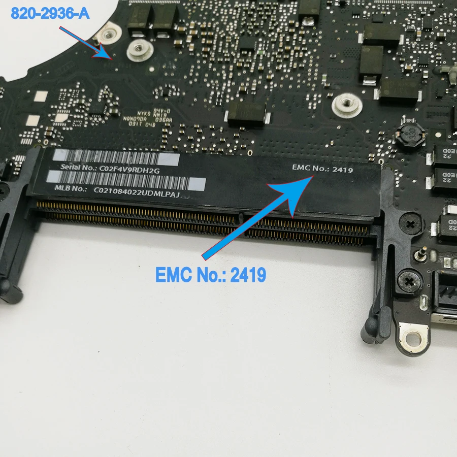 Оригинальная материнская плата 2 3 ГГц Core для Macbook Pro 13 &quotA1278 MC700LL/A EMC 2419 Ранняя