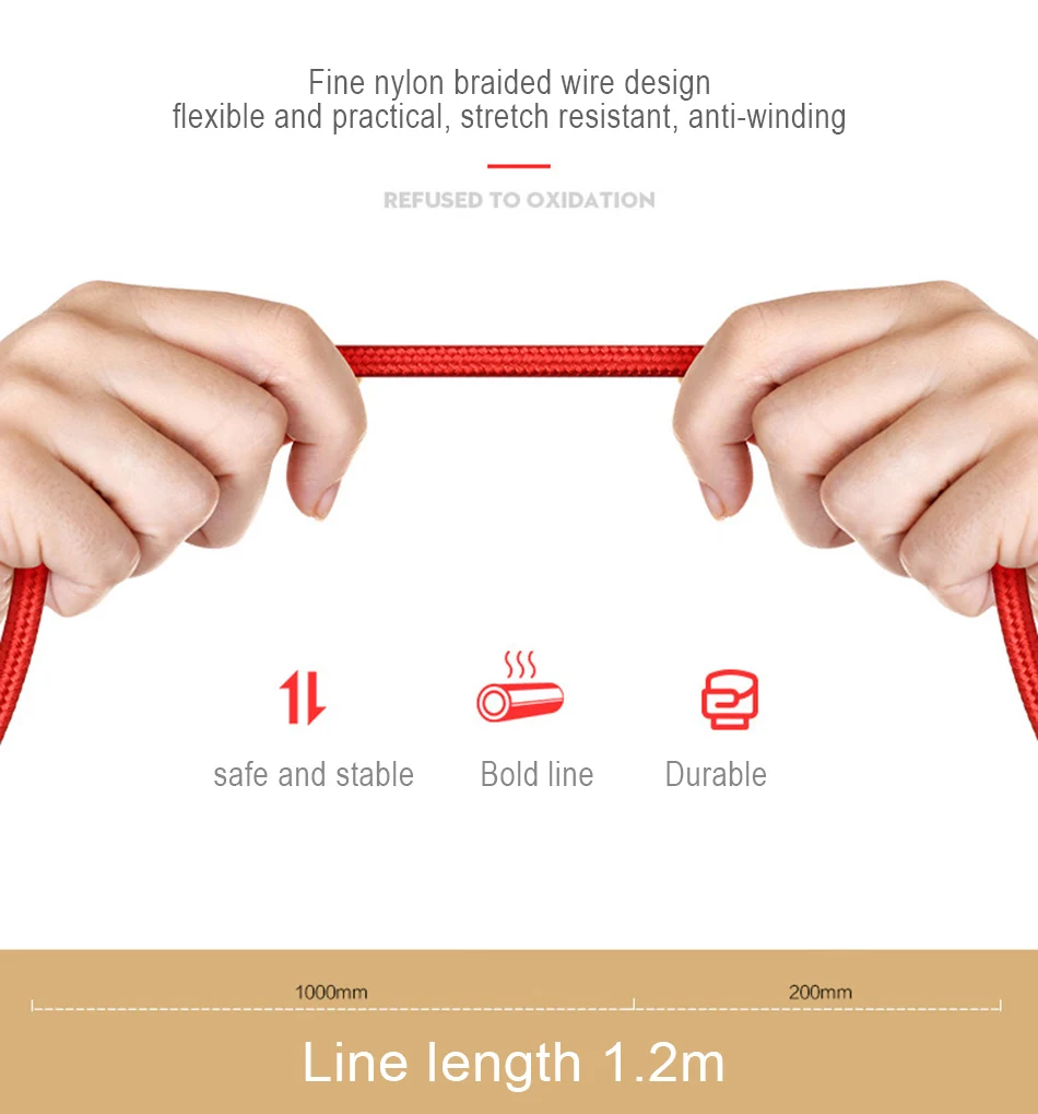 NOHON 3 in 1 USB Cable for iPhone X 8 7 6s Plus Cable Micro USB Type C Cable for Samsung S9 S8 Fast Charging Cable Charger Cord (7)