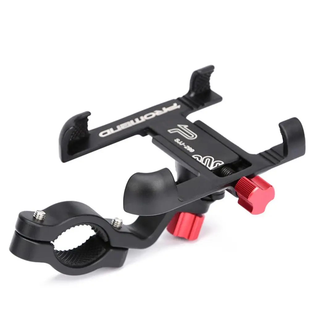 

Aluminum Alloy Bicycle Phone Holder Motorcycle Handlebar 360 Degree Plane Rotation Adjustable Angle Bicycle GPS Navigation Stand