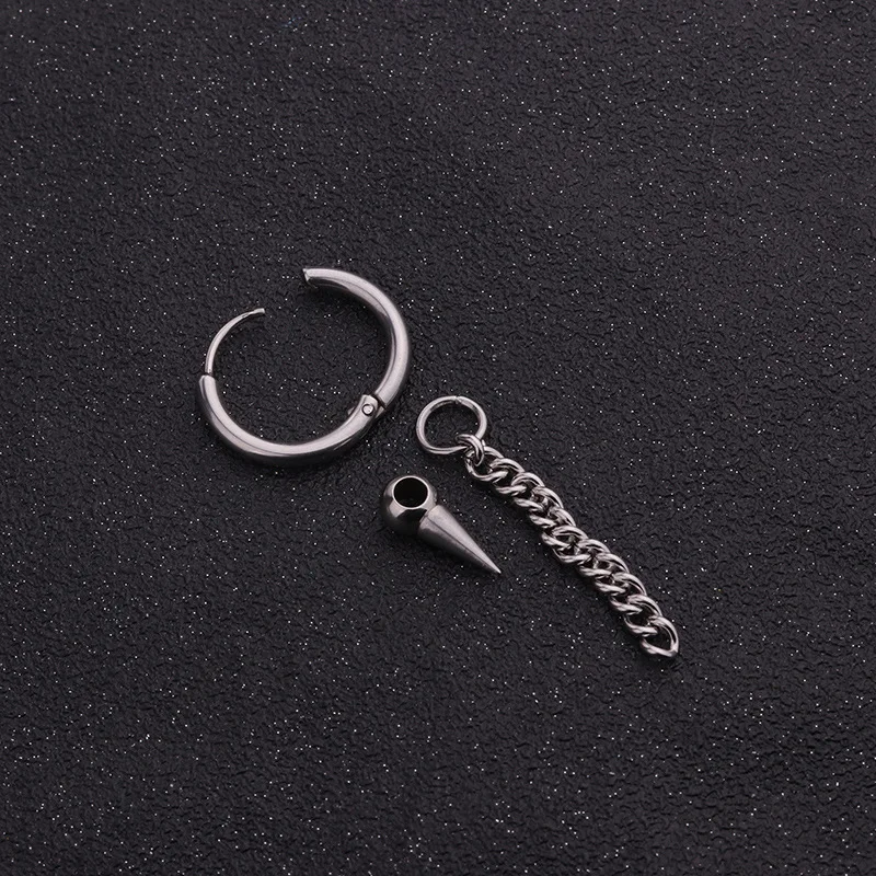 4 стиля 1 шт черный острие из нержавеющей стали перо крест кулон ухо ...