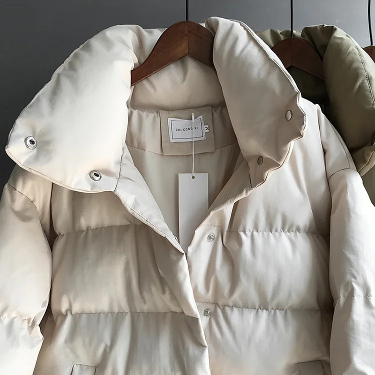 Hxjjp grosso jaqueta feminina inverno 2019 outerwear