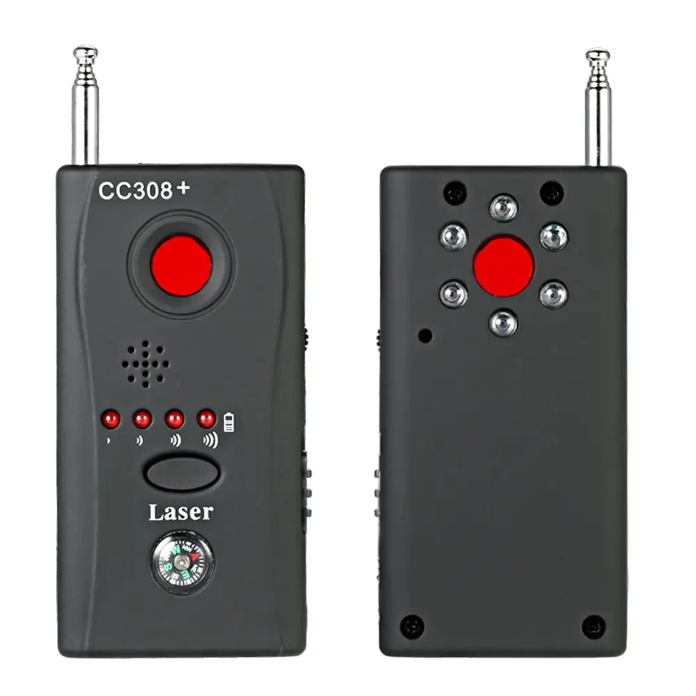 KKMOON CC308 Full Range Anti - Spy Bug Detector Mini Wireless Camera Hidden Signal GSM Device Finder Privacy Protect Security