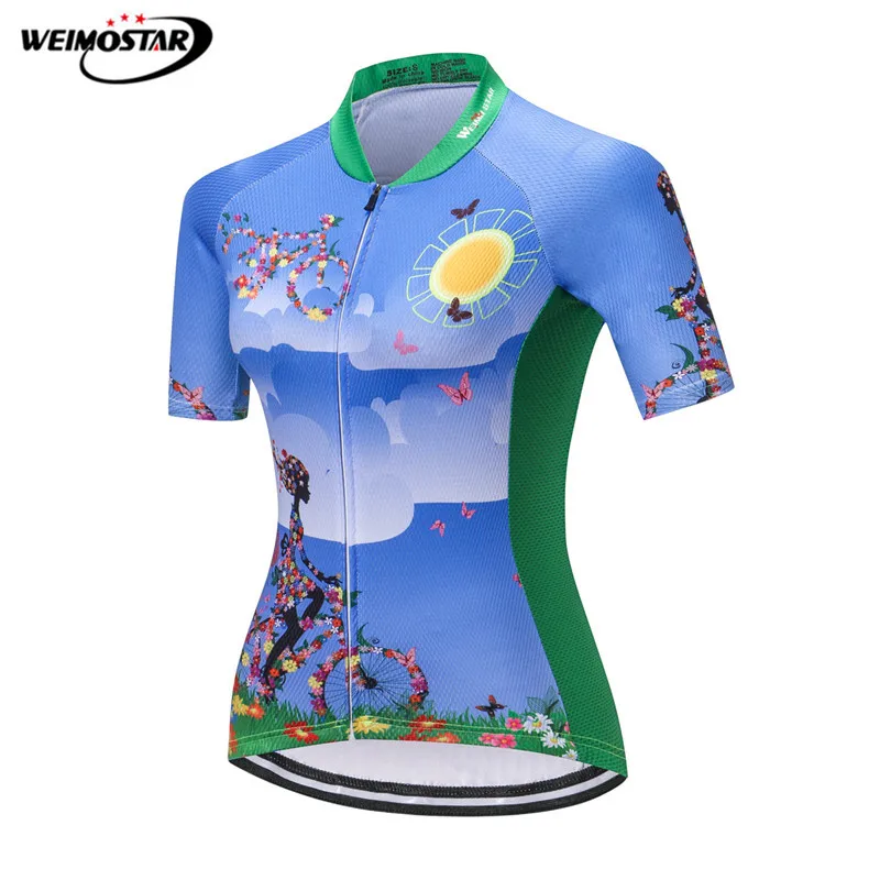 Weimostar الصيف ركوب الدراجات جيرسي النساء برو فريق الرياضة غطاء دراجة مايوه Ciclismo سريعة الجافة MTB دراجة جيرسي قميص