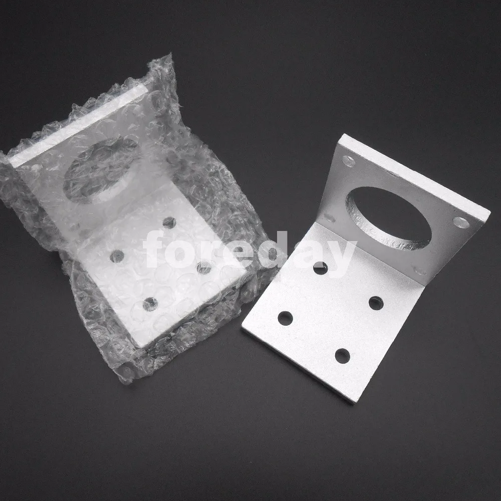 2PCS X NEW HQ 57 57mm Aluminum Mounting Bracket For NEMA23 Stepper Motor Professional WHITE 2PCS/LOT *FD259X2 | Обустройство дома