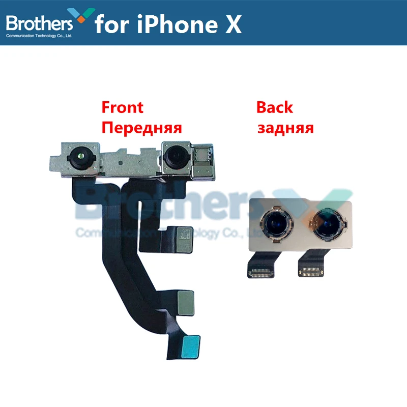 Фронтальная камера для iPhone X Маленькая фронтальная камера для iPhone X фронтальная камера Модуль задняя камера гибкий кабель оригинальная замена тест