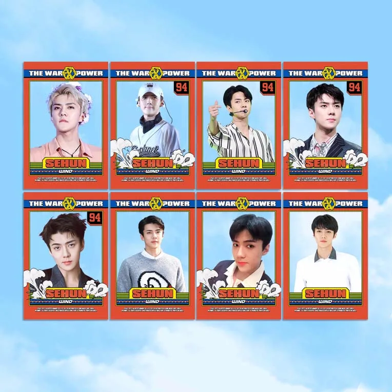 

[MYKPOP]EXO SEHUN INS (Polaroid) transparent water-proof Photo Card K-POP New Fashion Paper Cards Photocard SA18030830