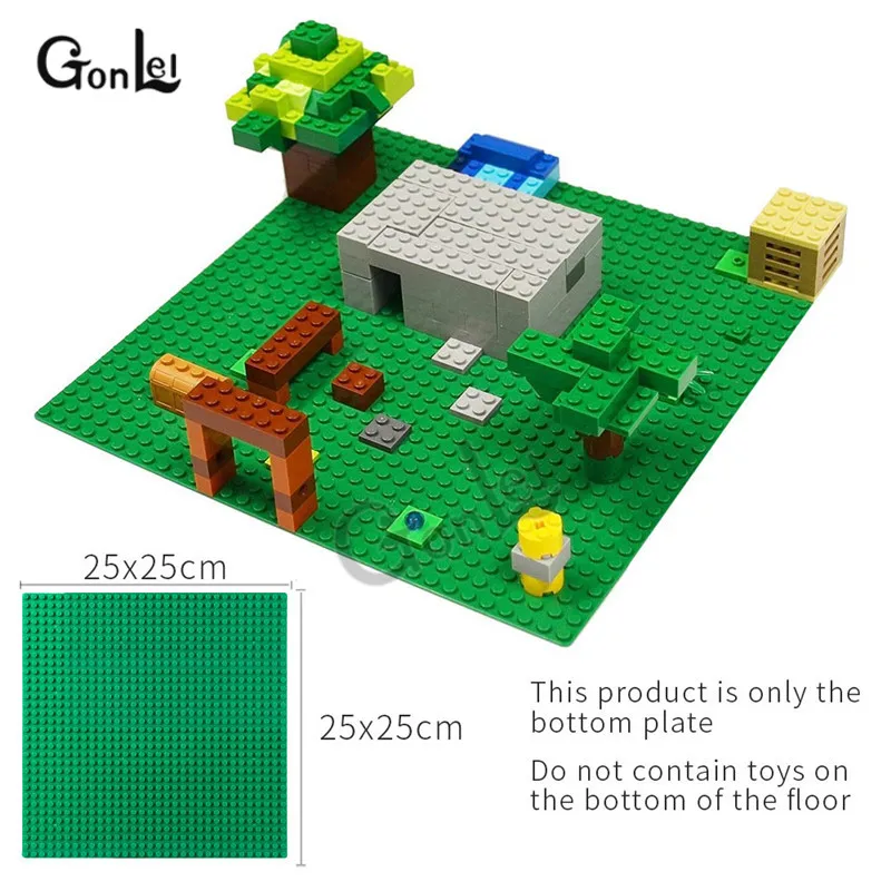 Новые опорные плиты 32*32 точки городской мини MOC кирпич 26 см * DIY детские блоки база