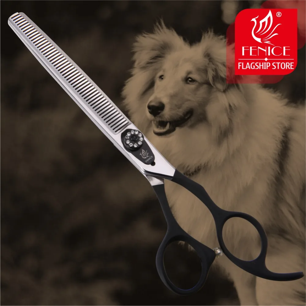 Pet hair thinning Scissors 7.0 7.5 inch Professional Japan 440c shears Dog Grooming Cutting hairdressing scissors dog grooming scissors hair trimmer scissors