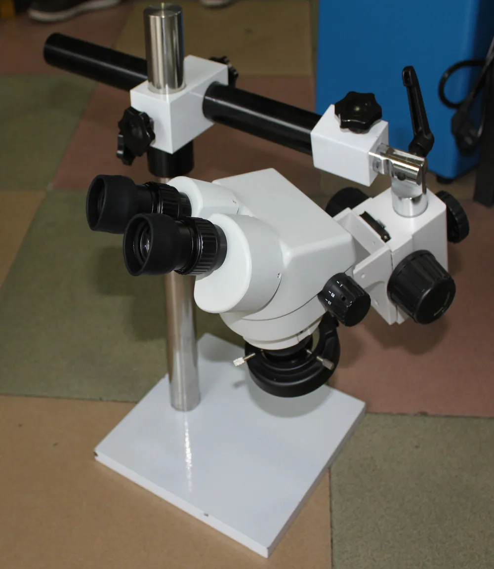 Zoom stereo stone setting microscope