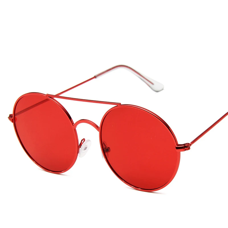 Psacss, новинка, круглые солнцезащитные очки для женщин, Ретро стиль, фирменный дизайн, высокое качество, женские Винтажные Солнцезащитные очки, металлическая оправа, UV400 - Цвет линз: ATMN351-1