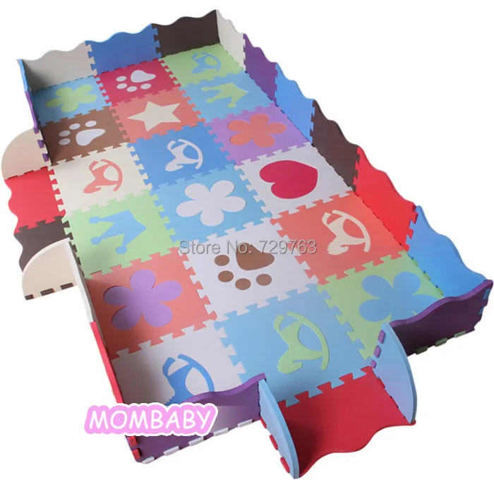 40pcs/set EVA Foam Play Mat Baby Puzzle Floor Mats Fences Carpet Pad