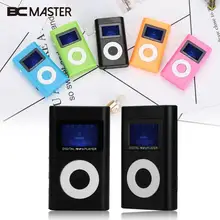 BCMaster USB мини цифровой MP3 музыкальный плеер ЖК-экран стерео 2,0 Поддержка Micro SD TF карта