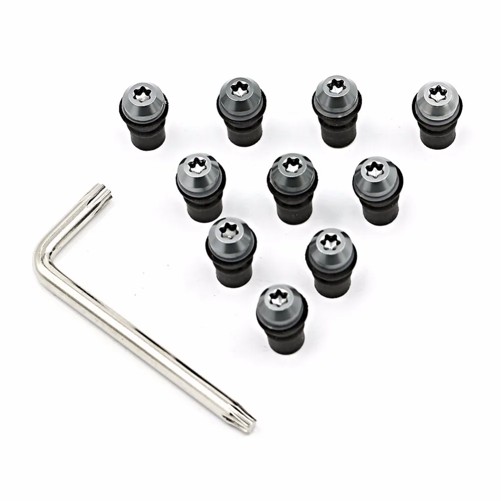 Kawasaki Motorcycle Windscreen Screws Bolt Kit Windshiled Stainless Steel Black