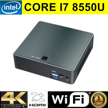 

Supper Nuc mini pc Intel i7 8550U Quad Core 8 Threads Intel UHD Graphics 620 DDR4 win 10 Pro HDMI AC wifi DDR4 computer