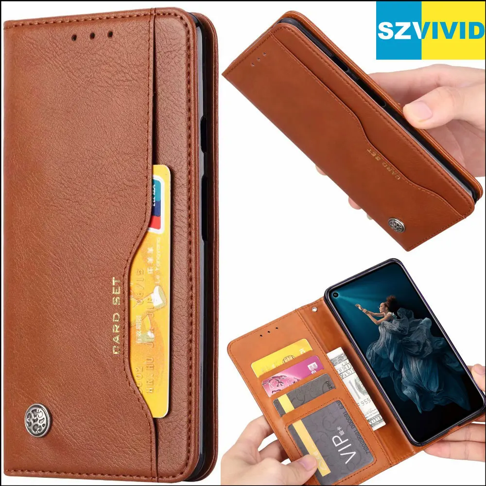 

Card Slot Wallet Leather Flip Case For Huawei Honor 20 Pro Lite Business Coque Capinha