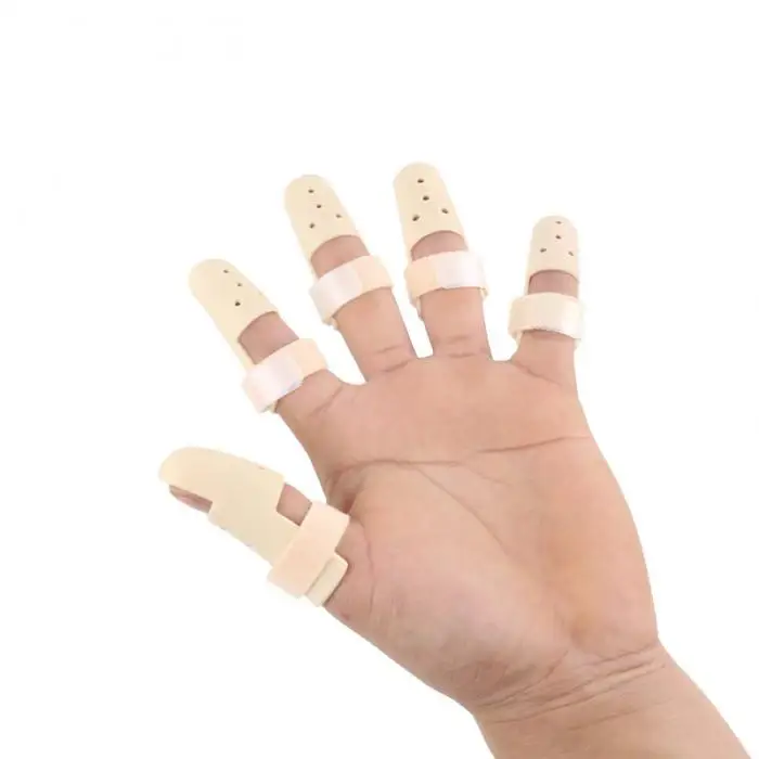 Недавно 5 шт. палец Шинная скобка пластик палец Поддержка протектор иммобилайзер для сустав пальцев от боли, артрита JLRD
