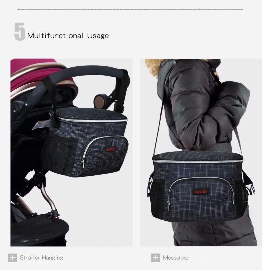 Островная детские сумки сумка-мессенджер Большой пеленки сумка-Органайзер Дизайн Сумки для подгузников для мамы моды мать для беременных
