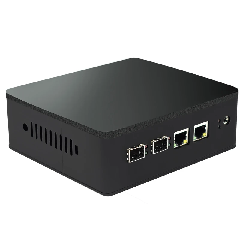 2018 Новый Hystou Intel NUC J1900 Мини ПК Windows 10 сервер волоконно оптический LAN двухканальный