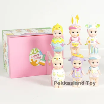 

Sonny Angel 2018 Easter Series Mini PVC Figures Collectible Model Toys 6-pack