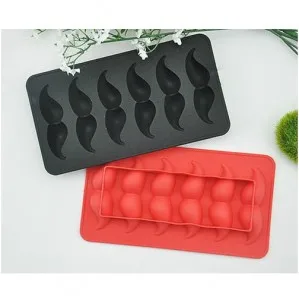 

Creative ice modeling, ice maker beard style ice mold 20.4*11.1*2.2cm Free shipping